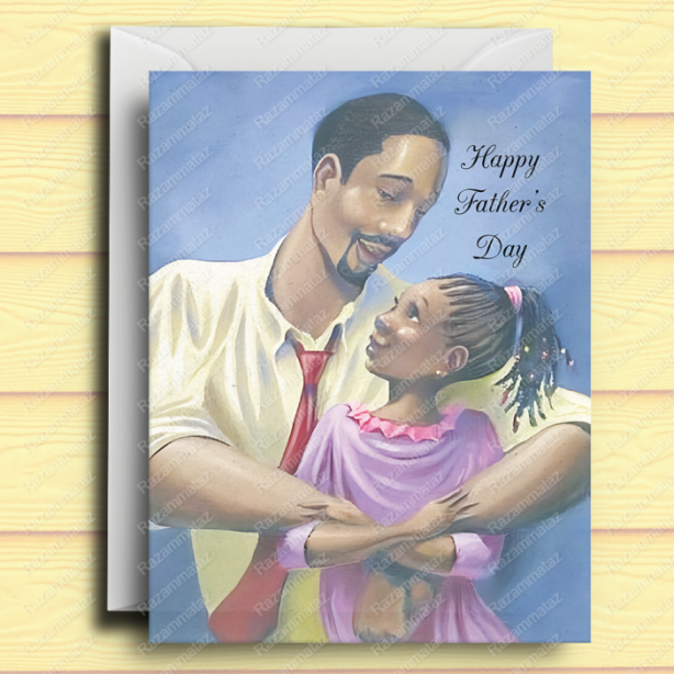Black Father's Day Card C